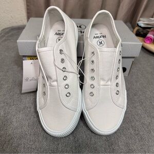 Hurley Women's White Canvas Sneakers